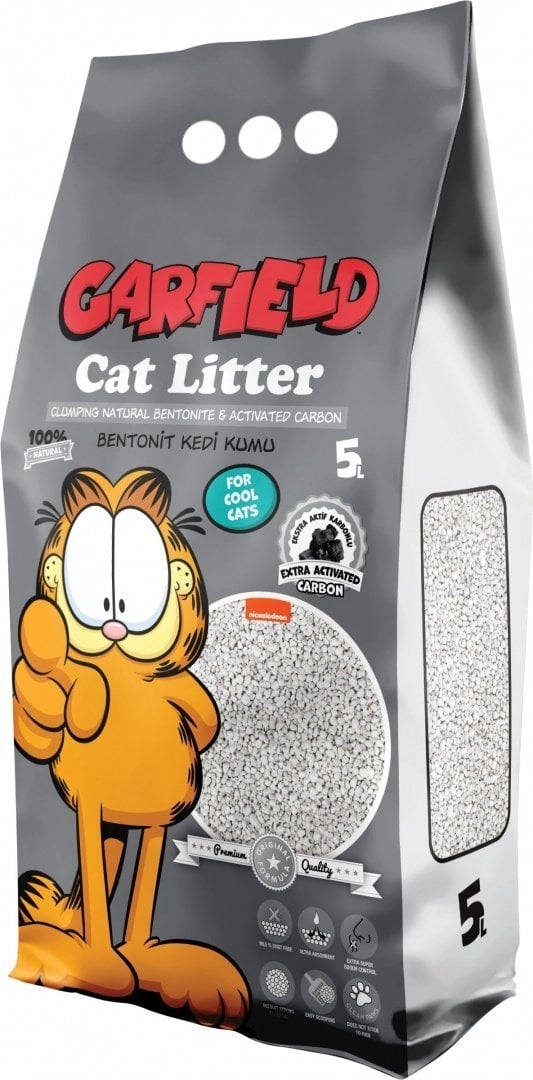 Garfield żwirek bentonit dla kota z
