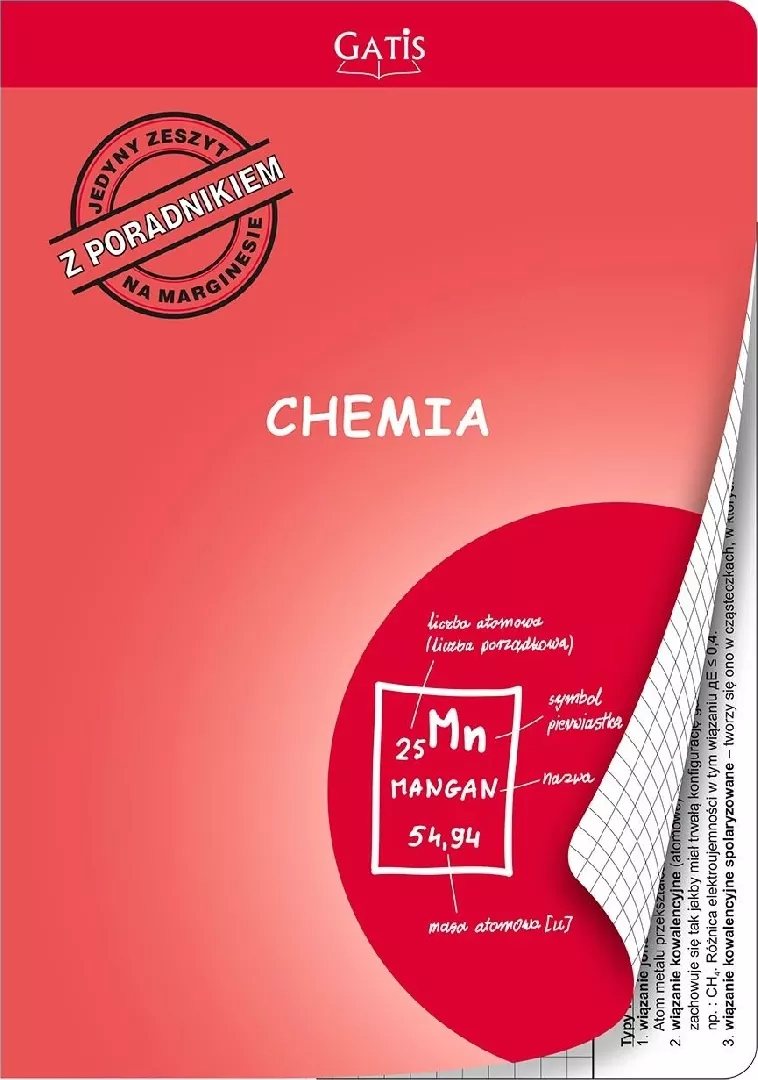 Gatis thematic notebook for chemistry A5/60k