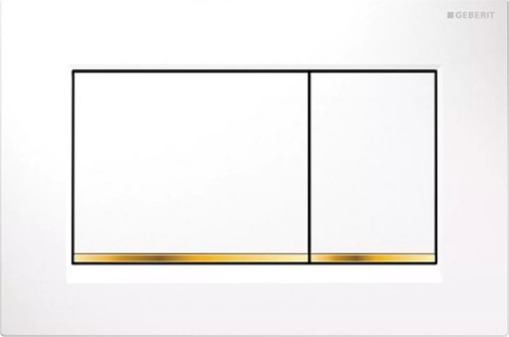 GEBERIT SIGMA30 WHITE GOLD WHITE //