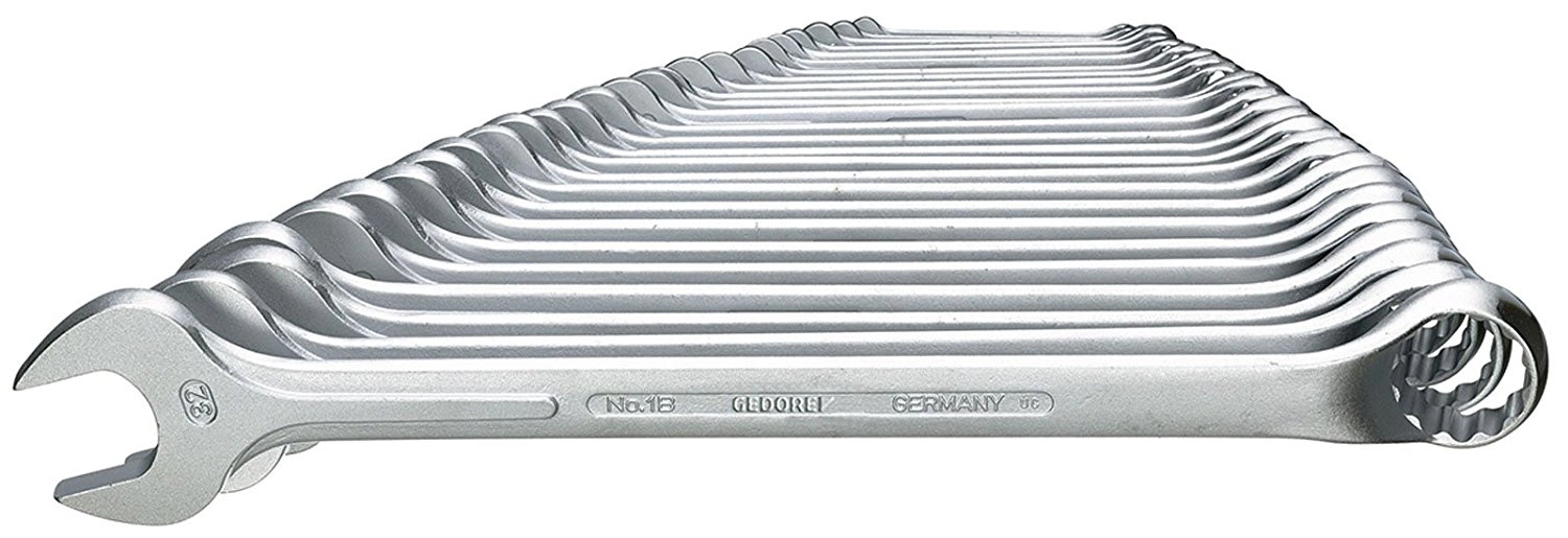 Gedore 1 B-026 ring-combination wrench set