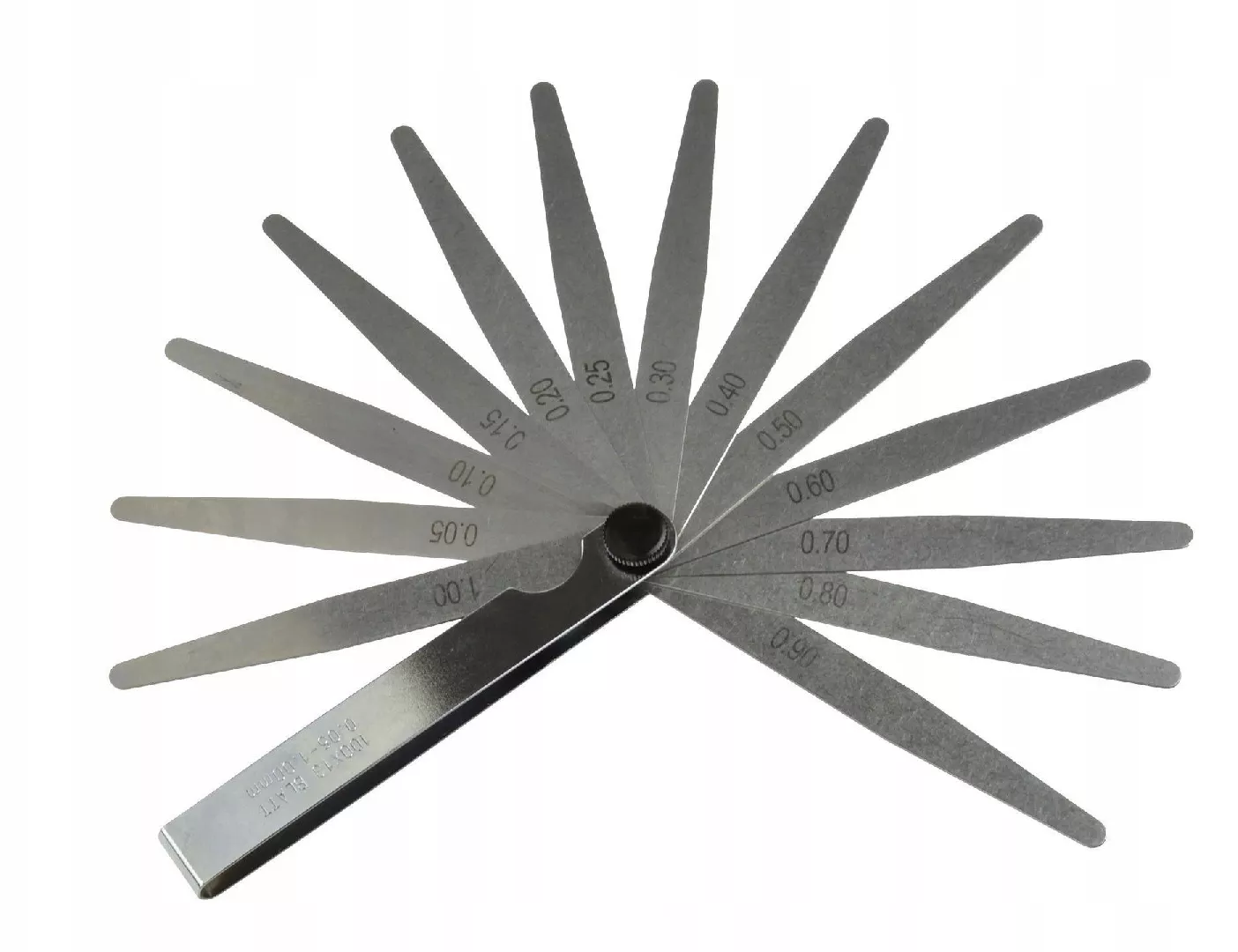13-blade feeler gauge 0.05-1mm (10/100/200)