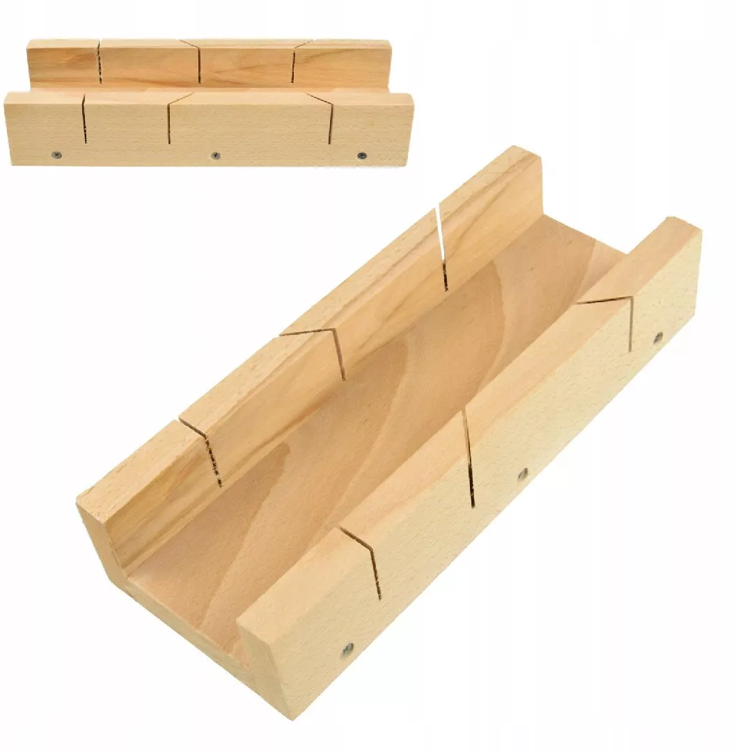 Wooden miter box 30.5 x