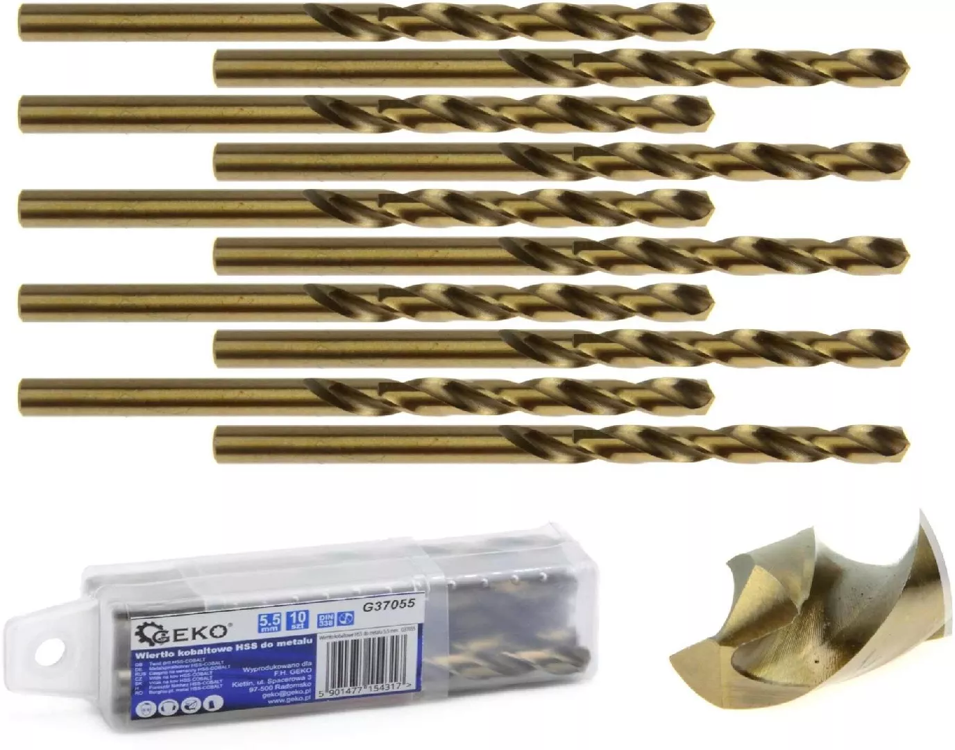 HSS cobalt drill bit for metal