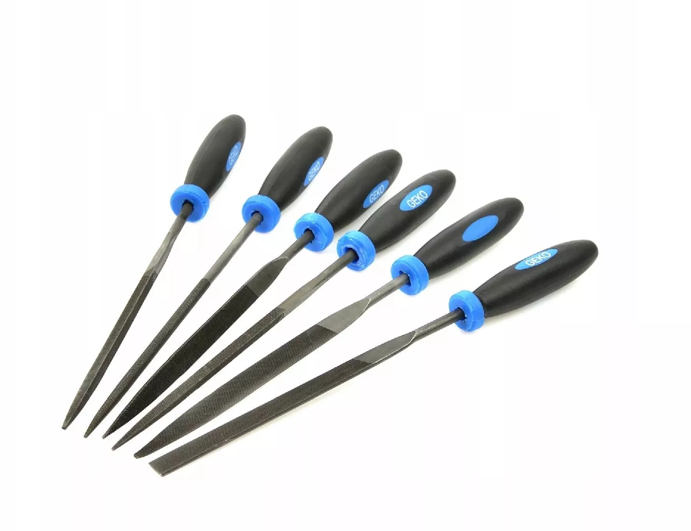 Set of needle files for metal