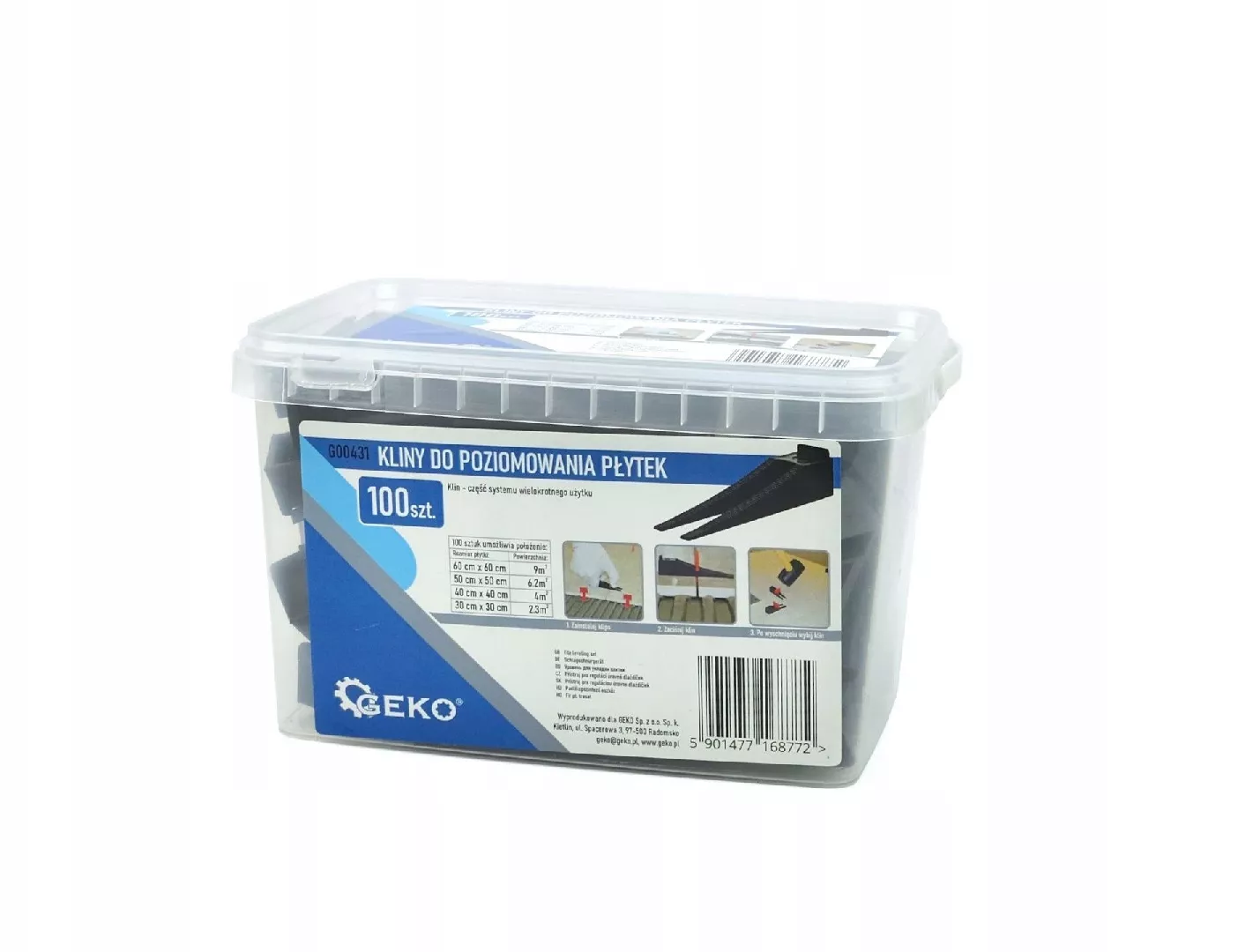 Tile leveling wedges 100 pieces (1/27/432)