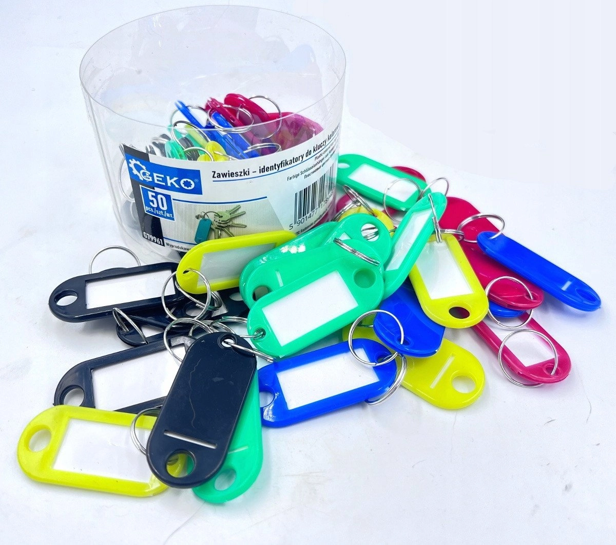 Pendants - colorful key identifiers 50