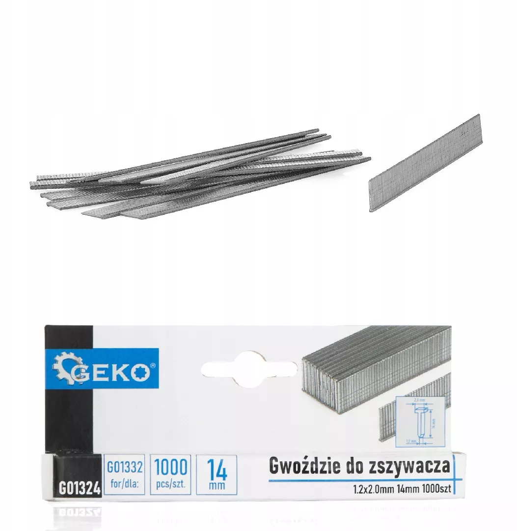Stapler nails 1.2x2.0mm 14mm