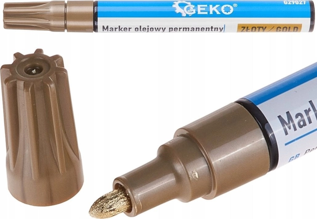 Geko Permanent gold oil marker –