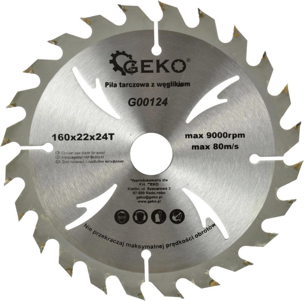 Geko Tarcza do drewna 160x22x24T(100) G00124