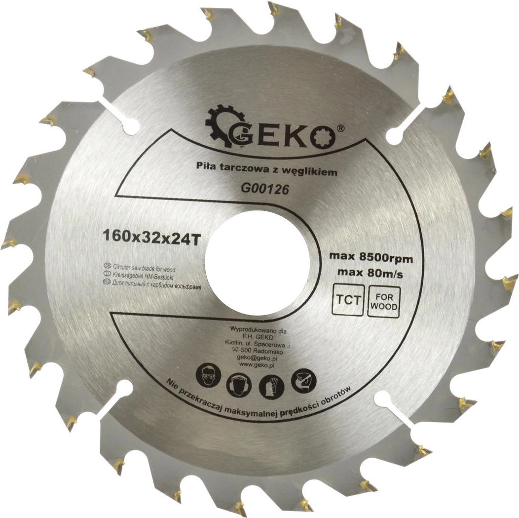 Geko wood disc 160x32x24T (G00126) G00126
