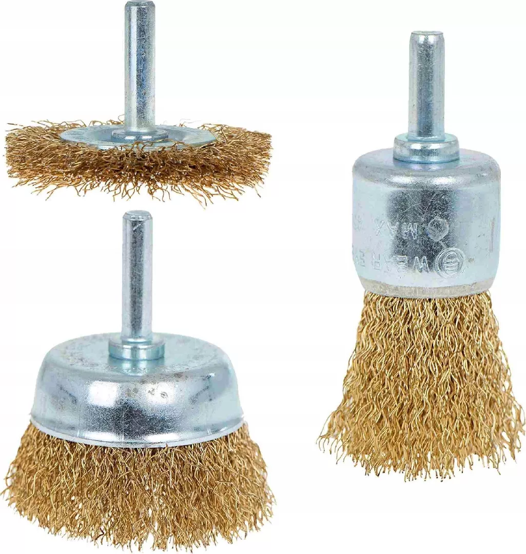 Geko Set of wire brushes for