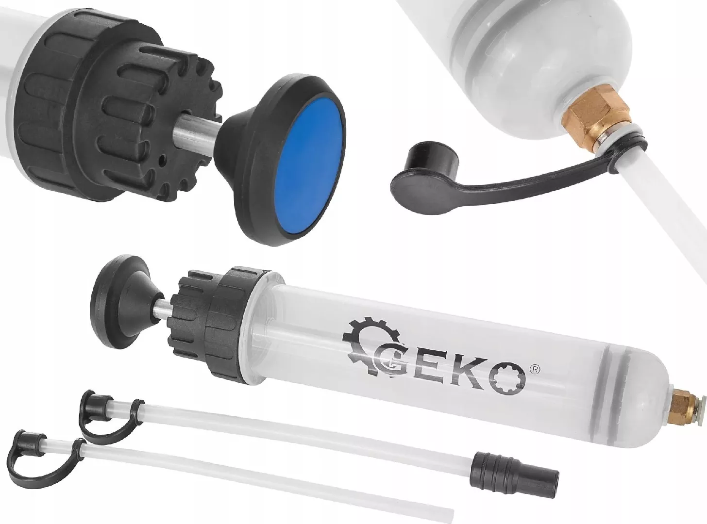 Geko Manual aspirator for liquids 200ml