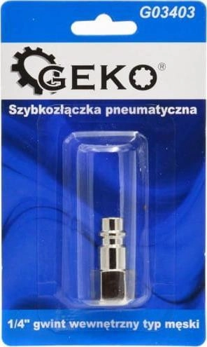 Geko SZYBKOZŁĄCZKA PNEUMATYCZNA TYP MĘSKI 1/4&quot