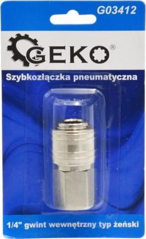 Geko SZYBKOZŁĄCZKA PNEUMATYCZNA TYP ŻEŃSKI 1/4&quot