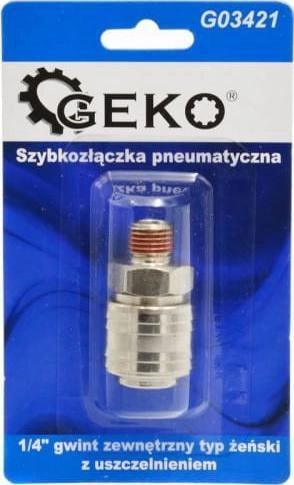 Geko SZYBKOZŁĄCZKA PNEUMATYCZNA TYP ŻEŃSKI 1/4&quot