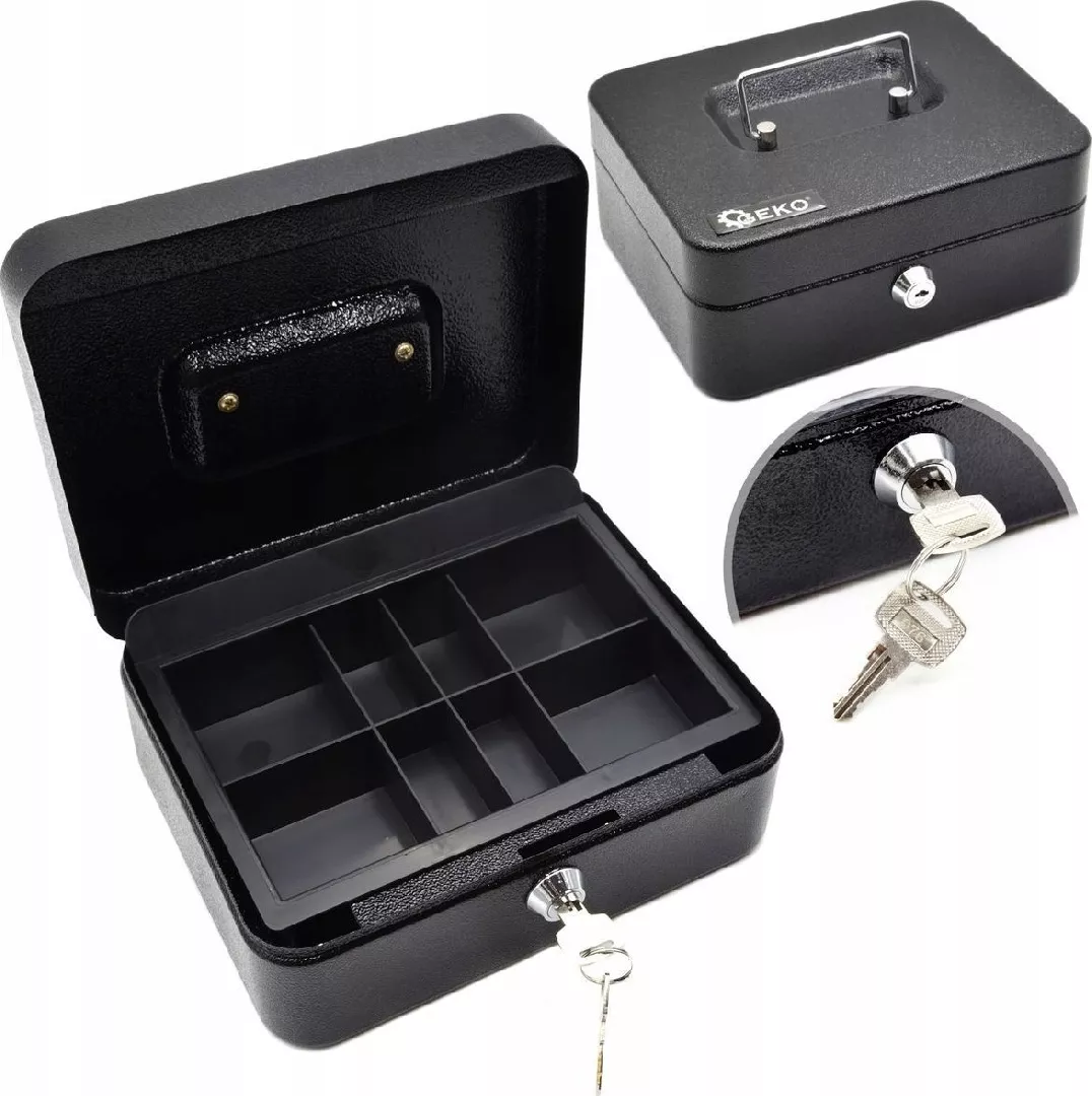 Geko Money box 200x160x90mm with key