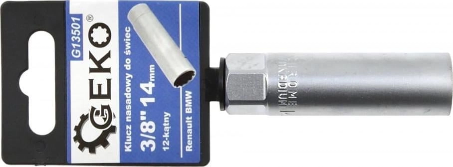 Geko SOCKET WRENCH FOR CANDLES 3/8&quot