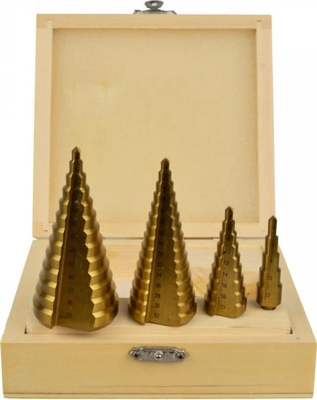Geko drill SET OF 4-PIECE CONICAL