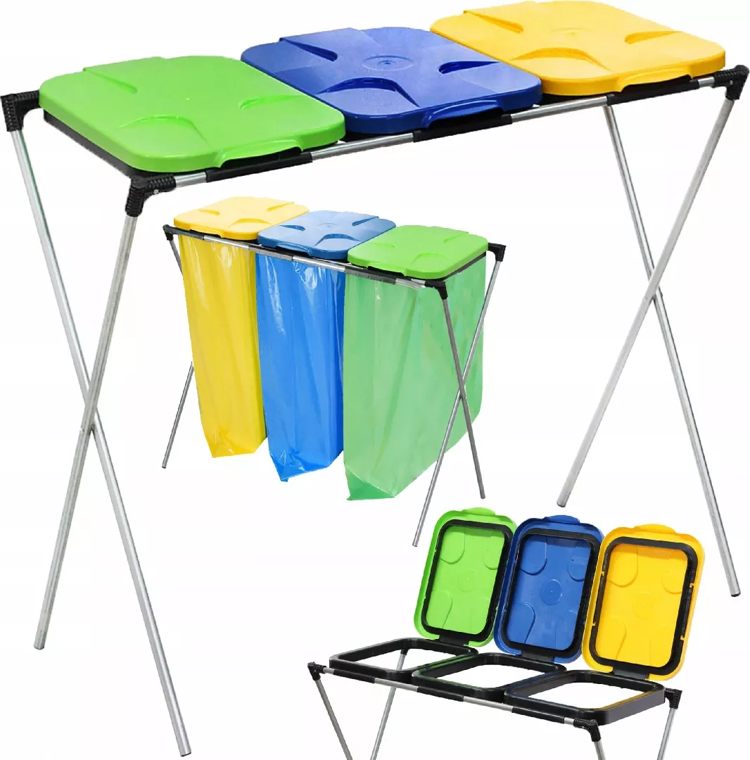 Geko STAND BIN FOR 3 GARBAGE
