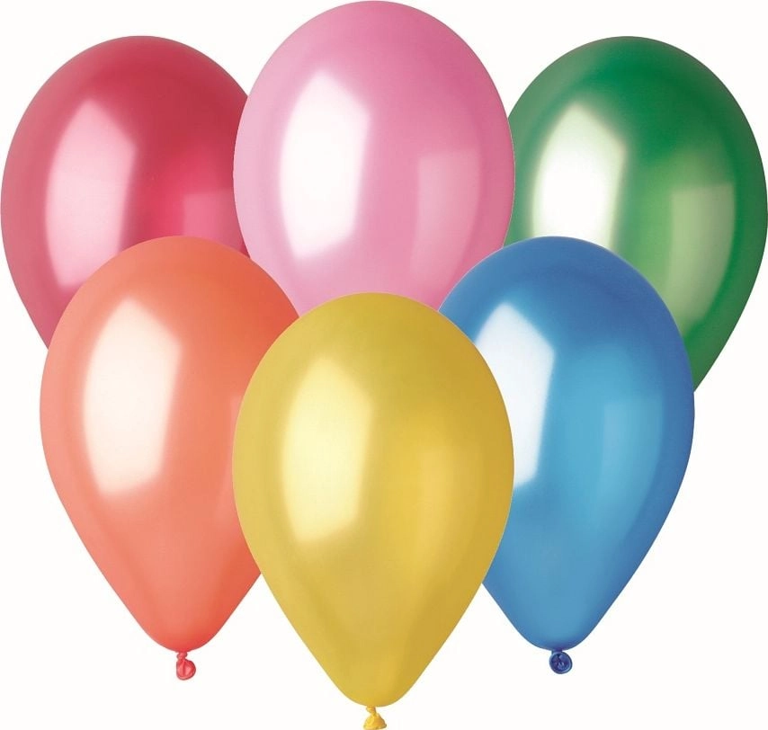 Gemar Metallic Balloons Multicolored Mix GM120