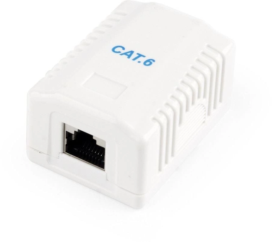 Gembird NCAC-1F6-01 outlet box RJ-45 White