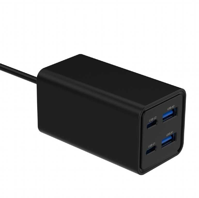 Lādētājs Gembird 4-port 65 W GaN