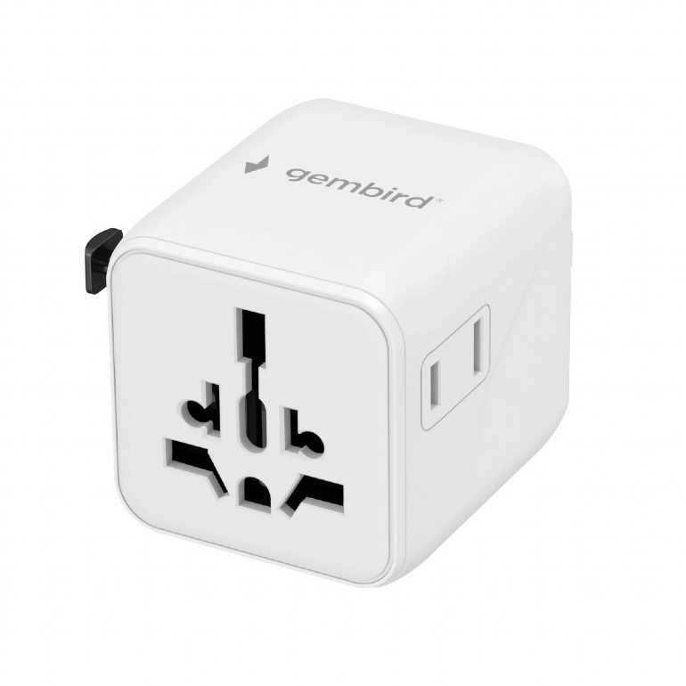 Gembird TPA-INT-01-W Universal travel power adapter