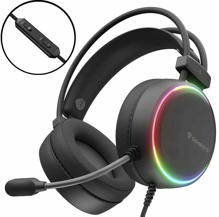 Gaming headset with microphone Genesis NEON