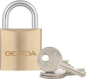 Gerda BRASS PADLOCK BRASS LINE KMZ