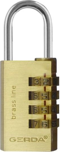 GERDA COMBINATION PADLOCK 30mm KSP0003000.98000B