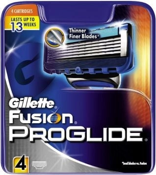 Gillette Fusion ProGlide cartridge 4 pcs