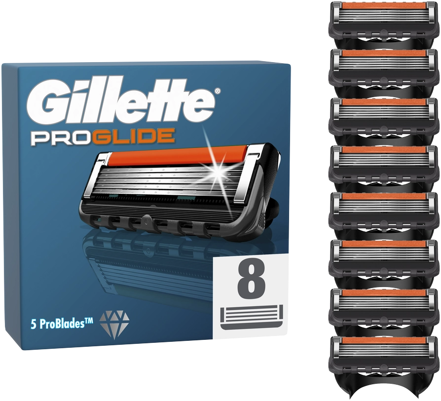 Gillette Fusion ProGlide Razor Heads for