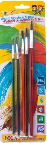 Gimboo GIMBOO BRUSHES 5 PCS 2/4/6/8/10