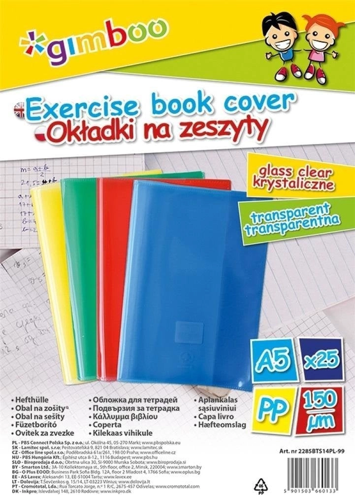 Gimboo A5 notebook covers crystal MIX