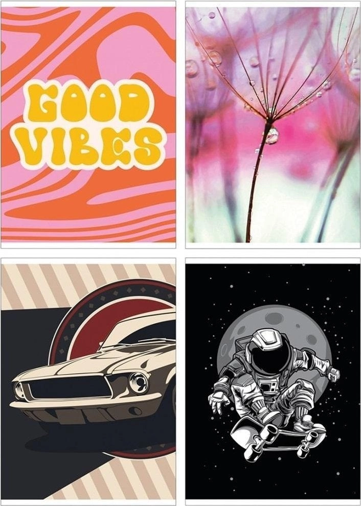 A5/60K notebook  mix line (4 pcs)