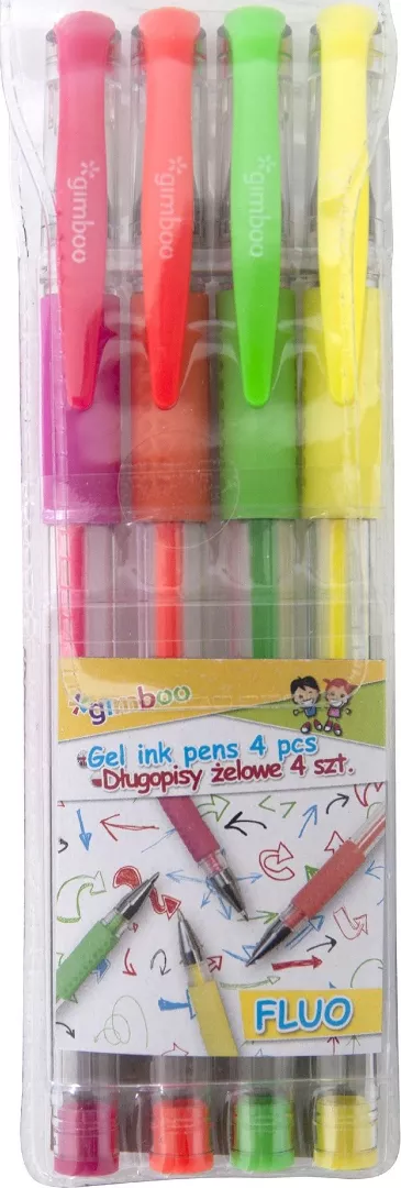 Gimboo Długopis żelowy GIMBOO Fluo  0