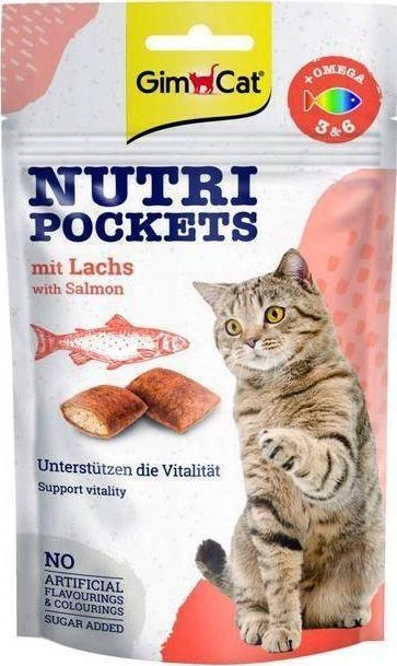 Gimcat GIMCAT NUTRI POCKETS 60g OMEGA