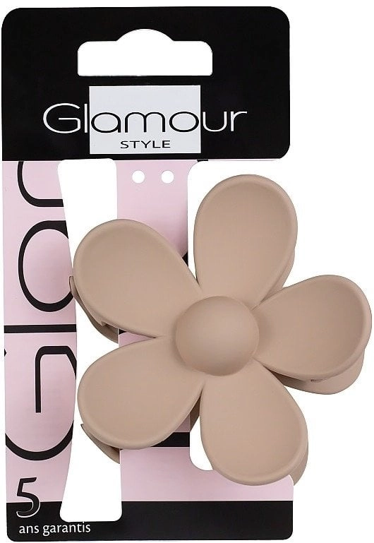 KILLYS_Glamor beige flower-shaped hair clip large