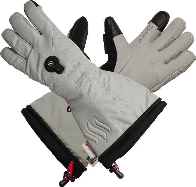Heated ski gloves size: S M