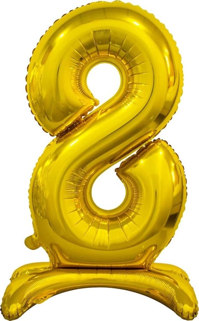 BC foil balloon Standing number 8
