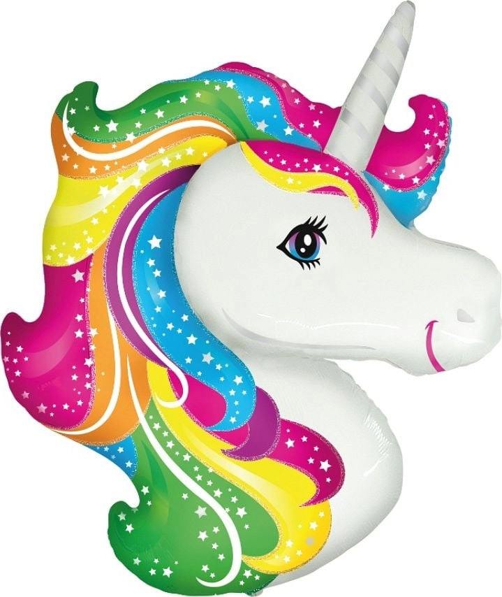 Foil balloon 24" FX Unicorn head