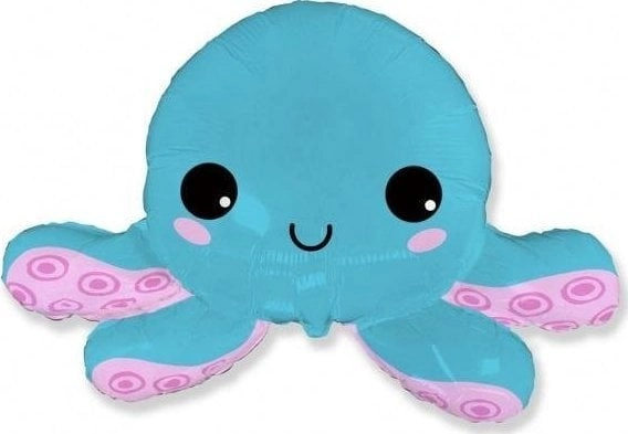 Foil balloon Happy octopus 61cm 484948