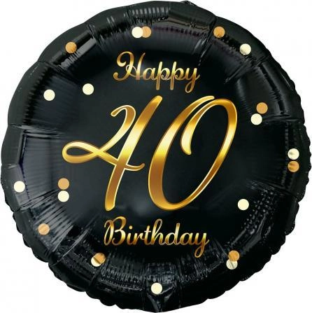 GoDan Balon foliowy Happy 40 Birthday