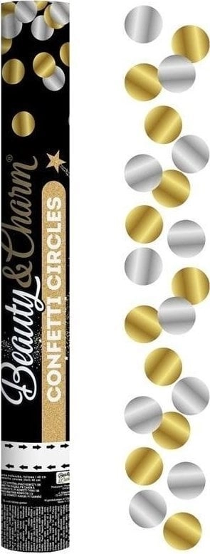 GoDan Pneumatic confetti gold and white