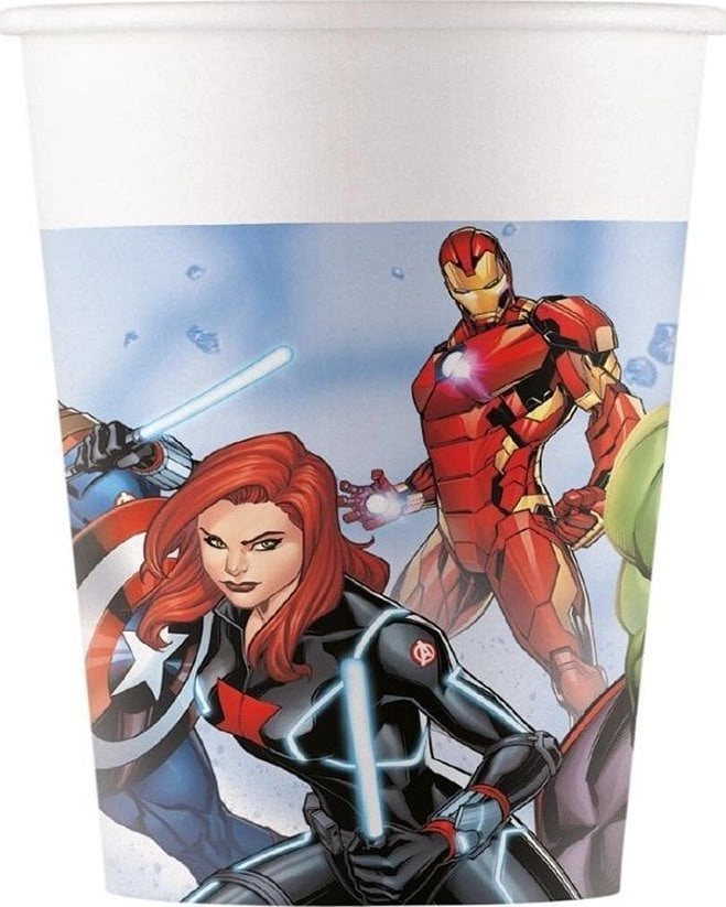 Avengers Marvel paper cups 200ml 8