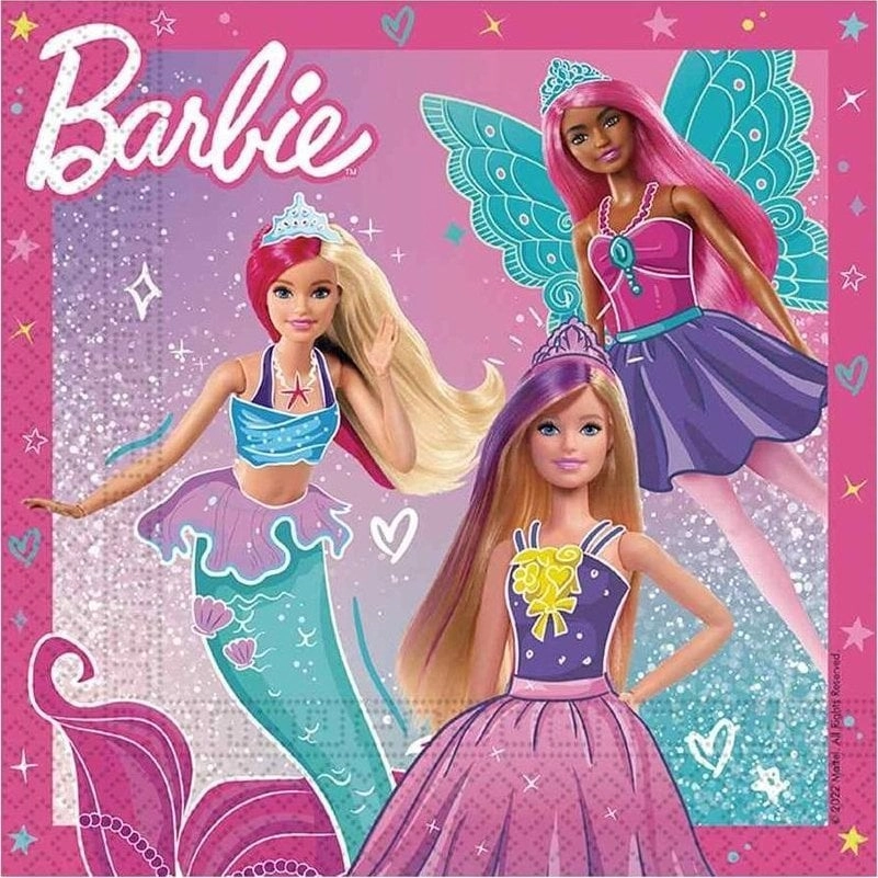 Barbie Fantasy paper napkins 33x33cm 20