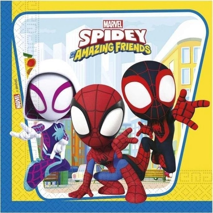 Spidey  His Amazing paper napkins.. 33x33cm