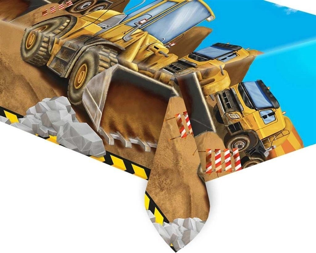 Construction plastic tablecloth 120x180cm 5201184954713
