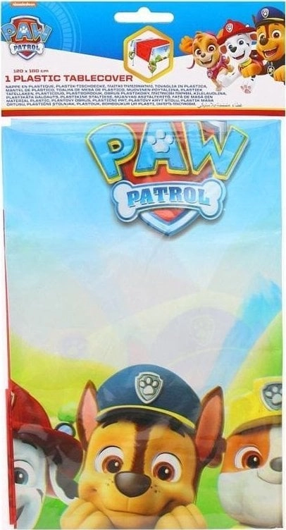 Paw Patrol plastic tablecloth 120x180cm 5201184956007