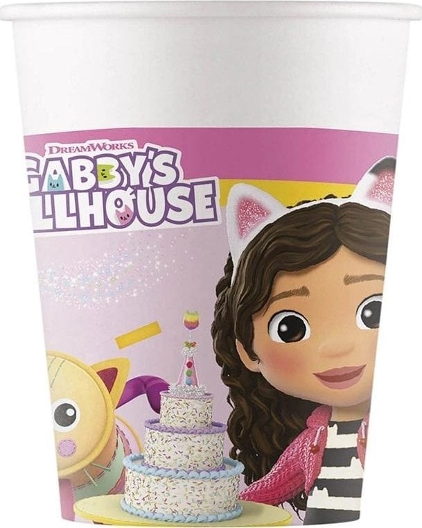 Gabby````s Dollhouse paper cups 200ml 8